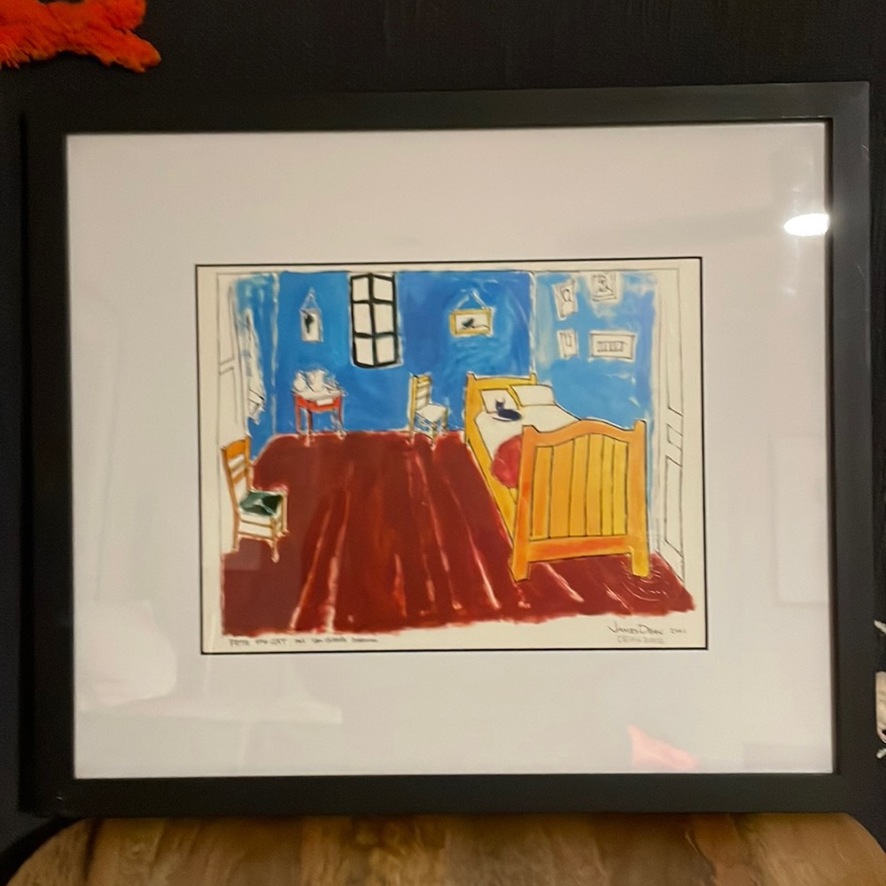 James Dean Vintage Pete with the Masters, Van Gogh Print, 2001